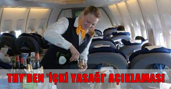 THY’den 'içki yasağı' açıklaması