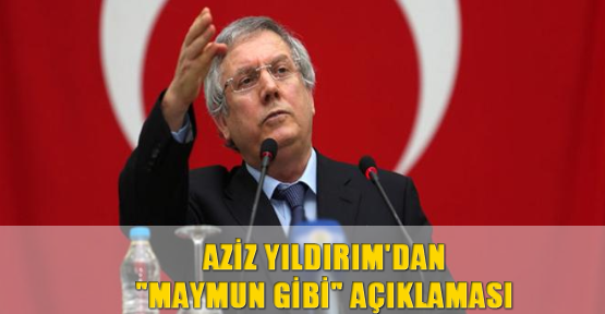 Aziz Yıldırım'dan "Maymun gibi" açıklaması