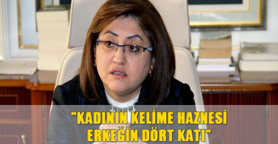 "Kadının kelime haznesi erkeğin dört katı"