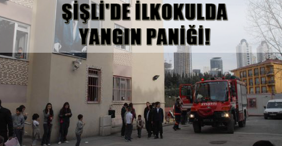 Şişli'de ilkokulda yangın paniği!