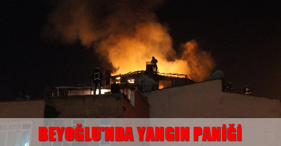 Beyoğlu'nda yangın paniği
