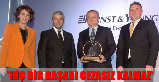 'Hiç bir başarı cezasız kalmaz'
