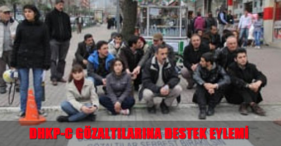 DHKP-C gözaltılarına destek eylemi