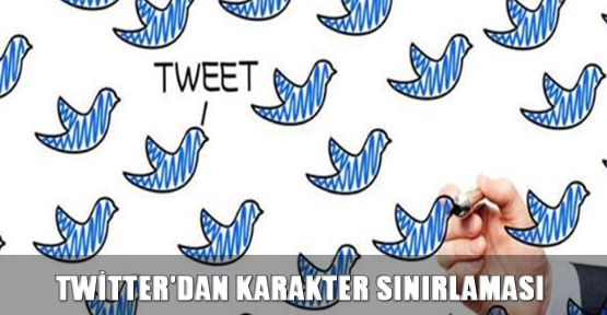Twitter'dan karakter sınırlaması