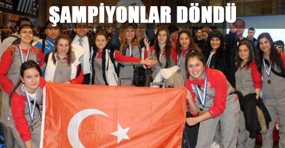Şampiyonlar döndü