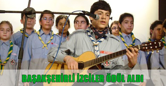 Başakşehirli izciler ödül aldı