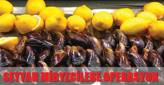 Seyyar midyecilere operasyon