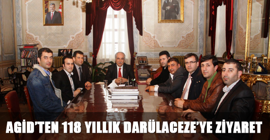 AGİD’ten 118 Yıllık Daimi Hayır Müessesi Darülaceze’ye ziyaret