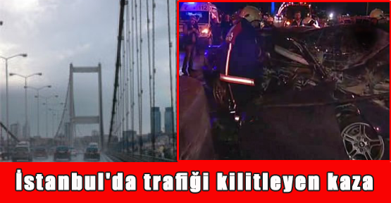 İstanbul'da Trafiği Kilitleyen Kaza