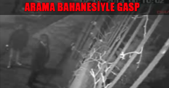 Arama bahanesiyle gasp