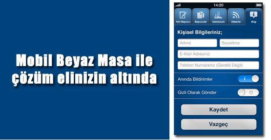 Mobil Beyaz Masa ile Çözüm Elinizin Altında