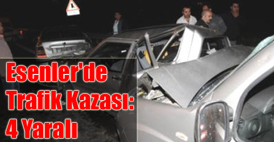 Esenler'de Trafik Kazası: 4 Yaralı
