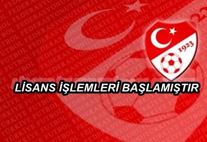 Lisans işlemleri başlamıştır.