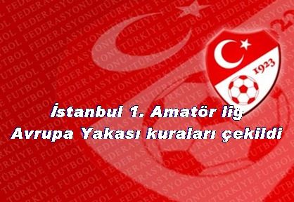 İstanbul 1.Amatör Lig Avrupa Yakası kuraları çekildi
