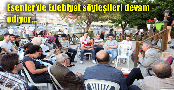 EDEBİYAT SÖYLEŞİLERİ DEVAM EDİYOR