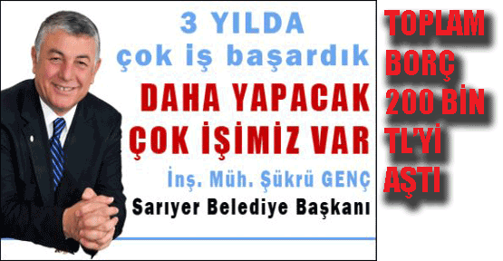 Şükrü Genç'in Borç Rekoru!