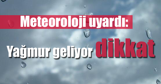 Yağmur Geliyor Dikkat