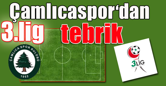 Çamlıcaspor'dan İstanbul Takımlarına Tebrik