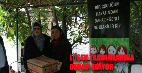 LÖSEV'den Kırmızı Et Yardımı