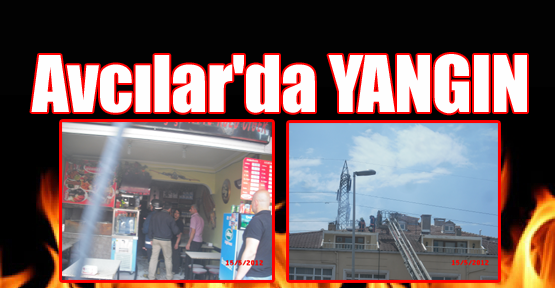 Avcılar'da Yangın
