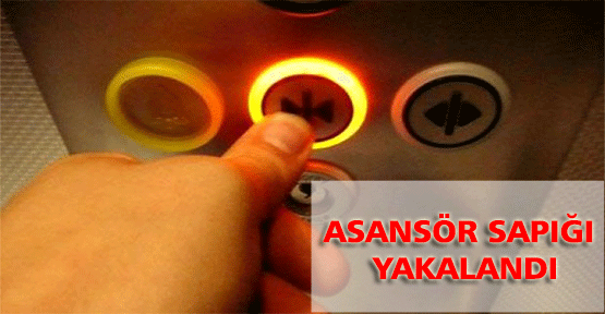 Asansör Sapığı Yakalandı