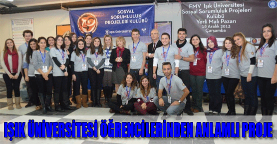 Işık Üniversitesi Öğrencilerinden Anlamlı Proje