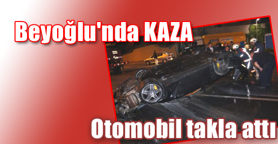 Beyoğlu'nda Kaza