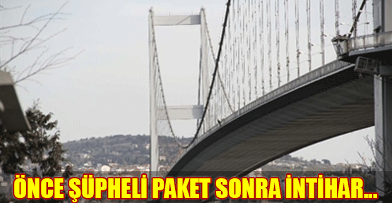 Önce şüpheli paket sonra intihar...