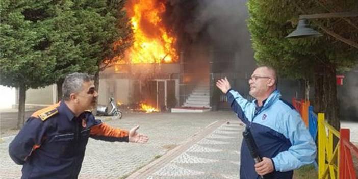 Beylikdüzü’nde iş yerini yakarak, İmamoğlu ve Kaftancıoğlu’na seslendi!